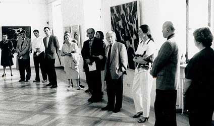 Vernissage am 4.07.92 im Museum Kloster Asbach