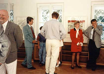 Vernissage am 24.7.94 in der Villa Beck